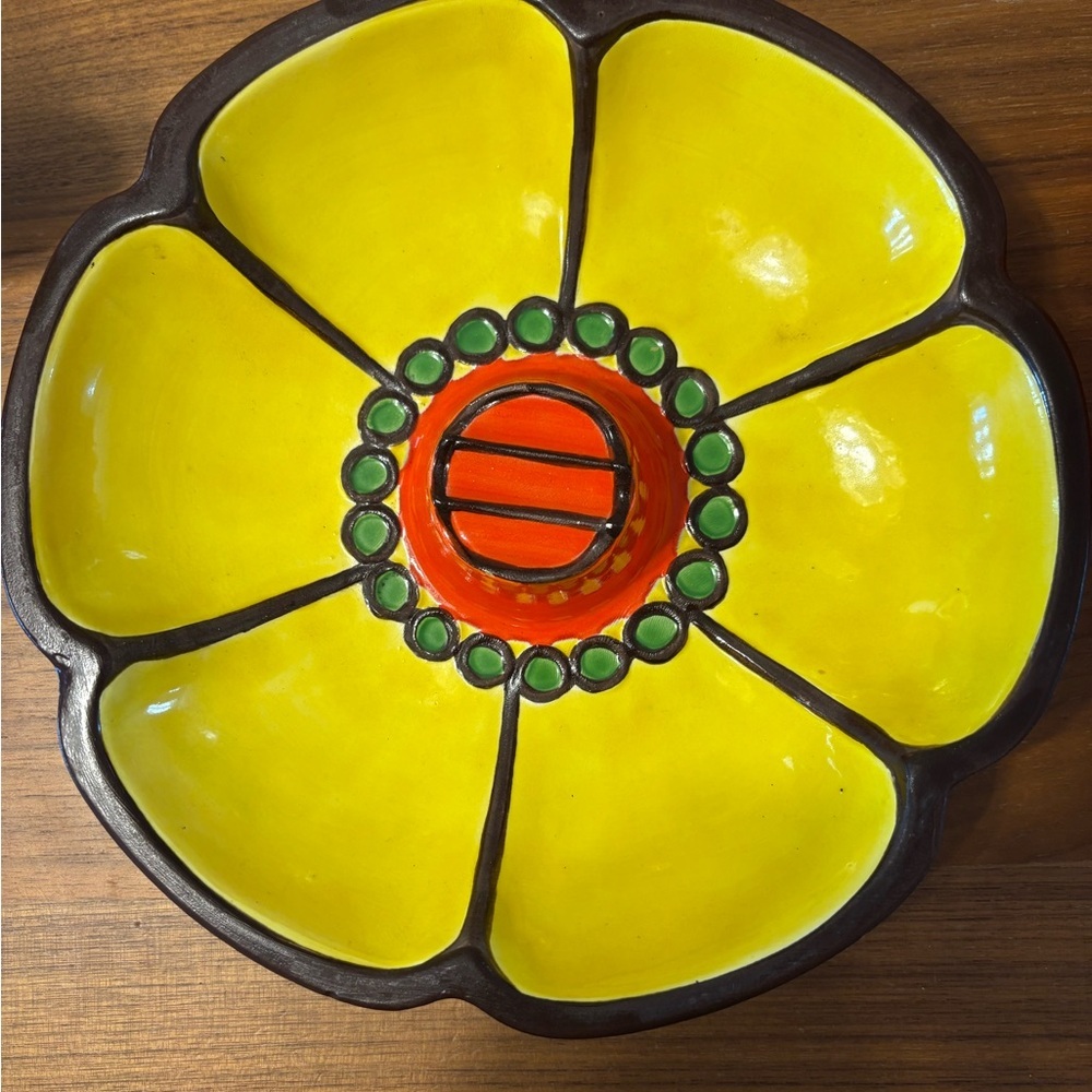 Vintage Glazed Ceramic Dish by Ben Seibel​